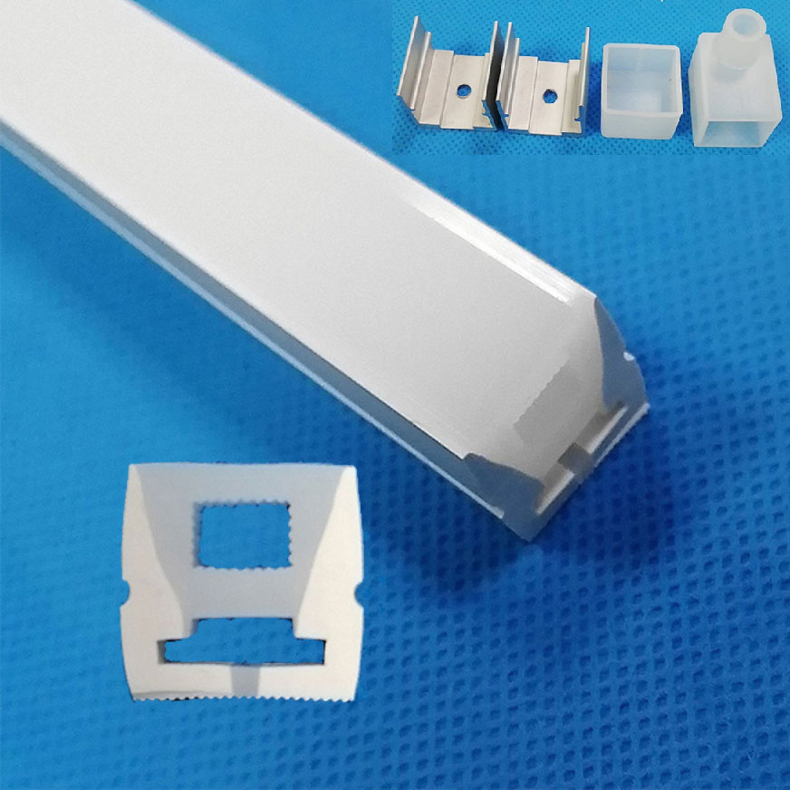 Silicone LED Strip Diffuser Cover Outdoor Neon Light 120° Top Emitting 16*16mm Silicone LED Strip Diffuser Cover Outdoor Neon Light 120° Top Emitting 16*16mm
